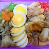 忙しい朝はフライパンひとつで！鶏の照り焼き弁当☆